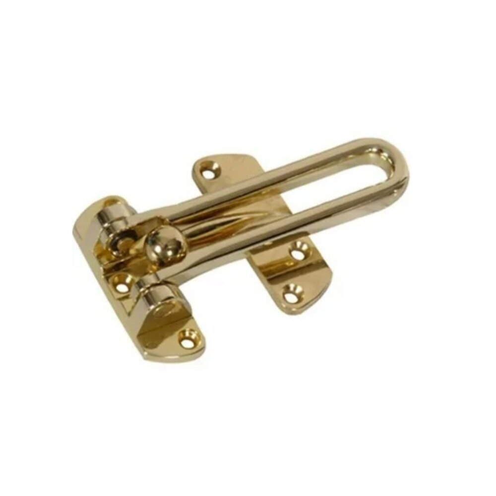 Mag Security Gold Door Guard Lock 4in long x 2.5in wide